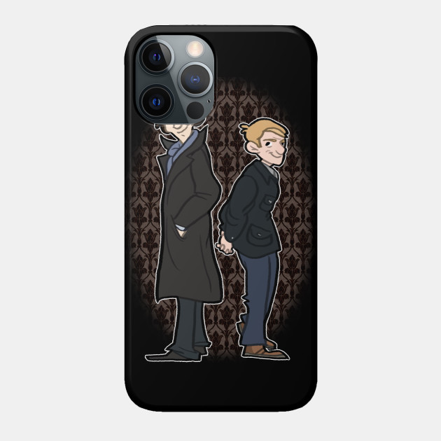 Sherlock And Watson Wallpaper Phone Case Teepublic Please contact us if you want to publish a sherlock phone wallpaper on our site. sherlock and watson