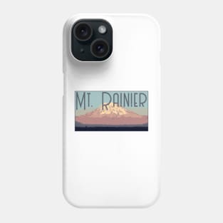 Mt. Rainier Decal Phone Case