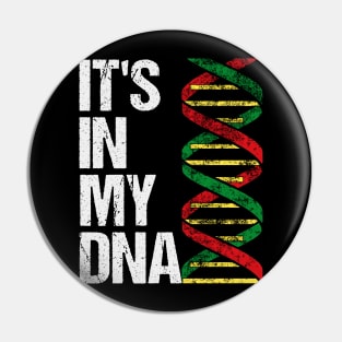 It's In My DNA. African Heritage. Black Pride, Proud Roots Pin