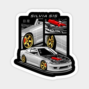 JDM car nissan silvia S15 Magnet