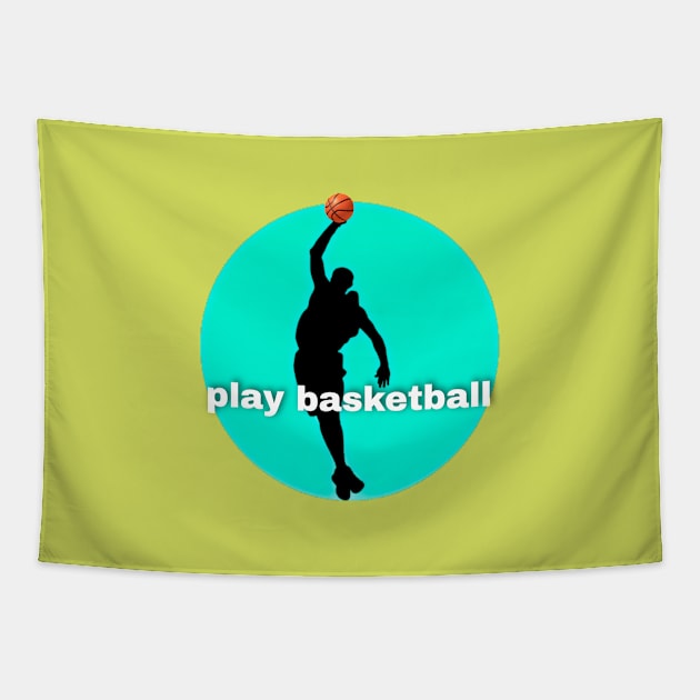 Play basketball Tapestry by LAV77