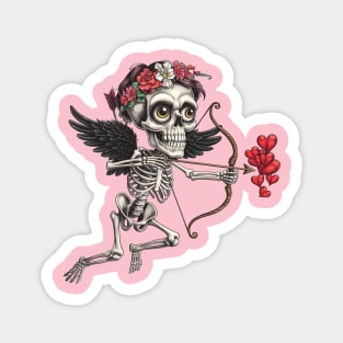 A Skull's Journey with an Arrow Loves Magnet