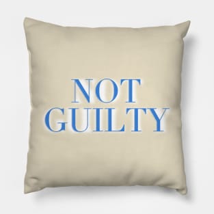 Not Guilty Pillow