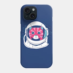 cat astronaut Phone Case