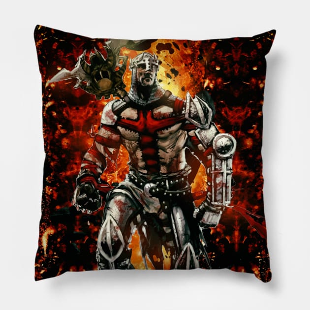 Dante Inferno Pillow by syanart