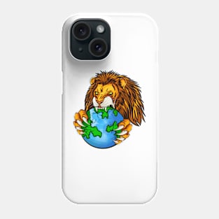Ferocious lion Phone Case