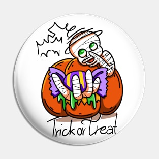 TrickHorrorTreat Pin