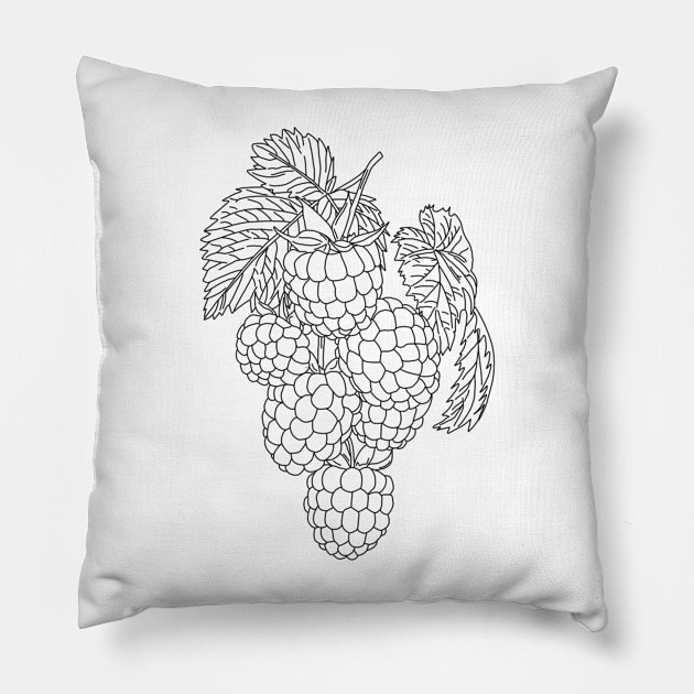 raspberry Pillow by Minimalist Co.