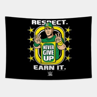 John Cena Respect Earn It Cartoon Tapestry