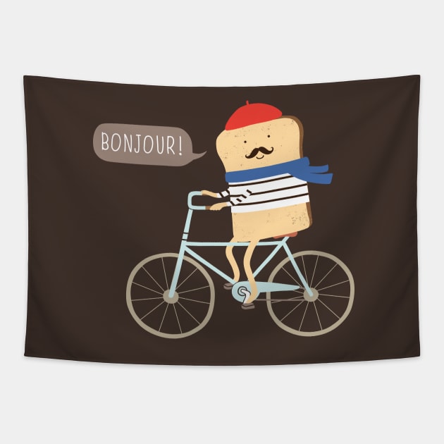 french toast Tapestry by milkyprint