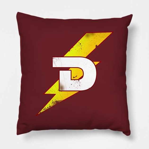 Super D (Rough) Pillow by Vandalay Industries