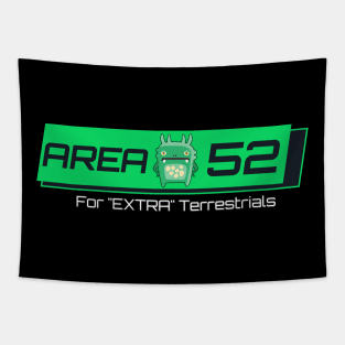 AREA 52 LOGO Tapestry