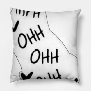 sugoi dekai text Pillow