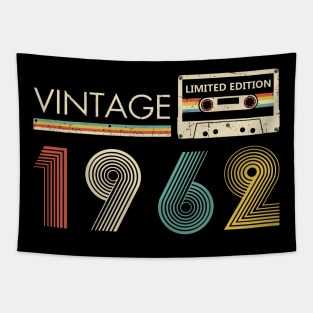 Vintage 1962 Limited Edition Cassette 62nd Birthday Tapestry