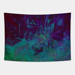 PurplesFlowersNova Tapestry