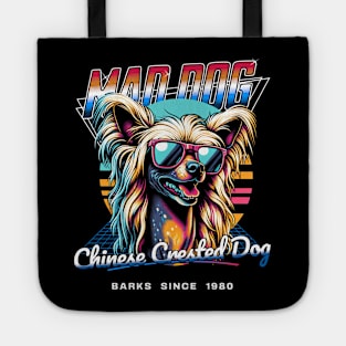 Mad Dog Chinese Crested Dog Tote