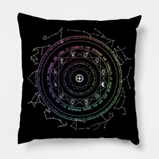 Astrological Magic Circle Pillow