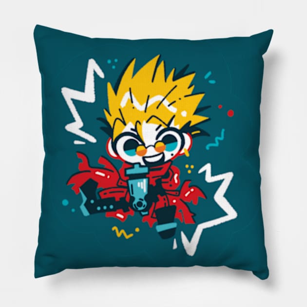 Vash the Stampede Pillow by OkiComa