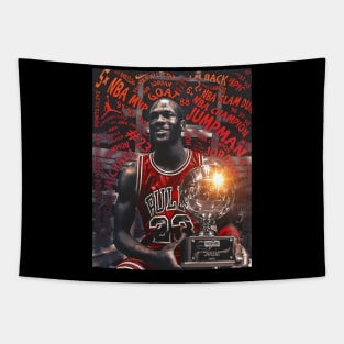 BASKETBALLART - JORDAN IS MVP Tapestry