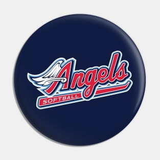 Angels Softball team script Pin