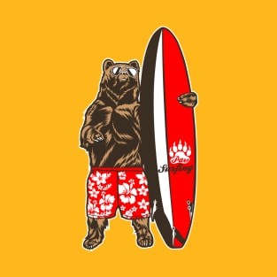 Surfing The Bear T-Shirt