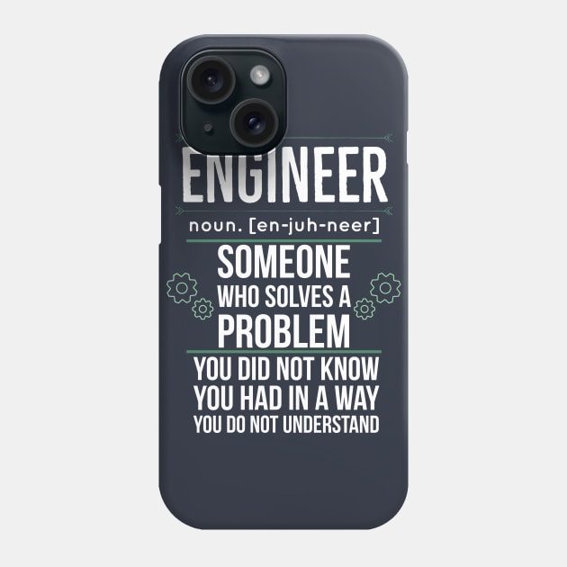 funny engineer definition Phone Case by Noureddine Ahmaymou 