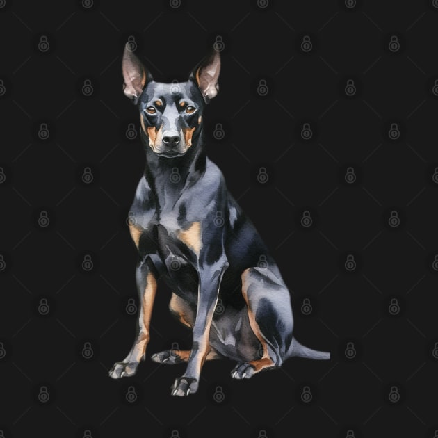 German Pinscher by DavidBriotArt