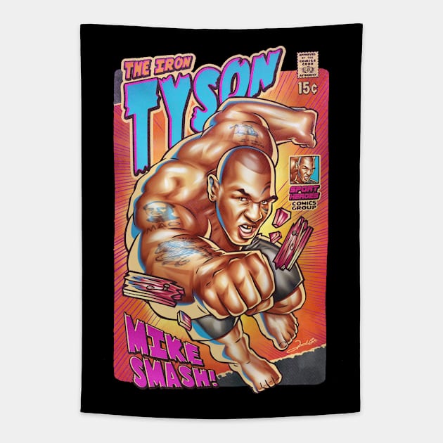 Iron Smash Tapestry by renatodsc