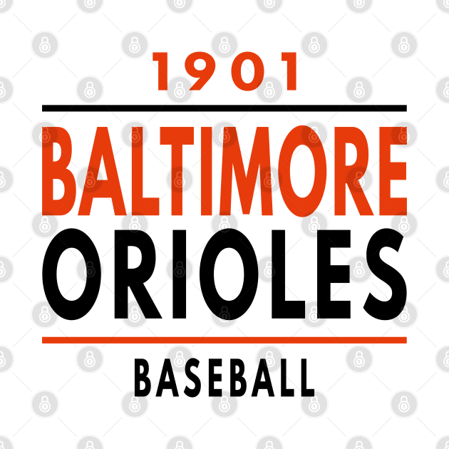 Baltimore Orioles Baseball 1901 Classic by Medo Creations