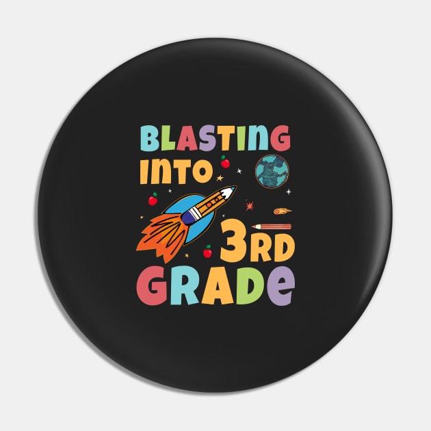 Blasting Into 3rd Grade Rocket Ship Back To School Cute Pin by kaza191