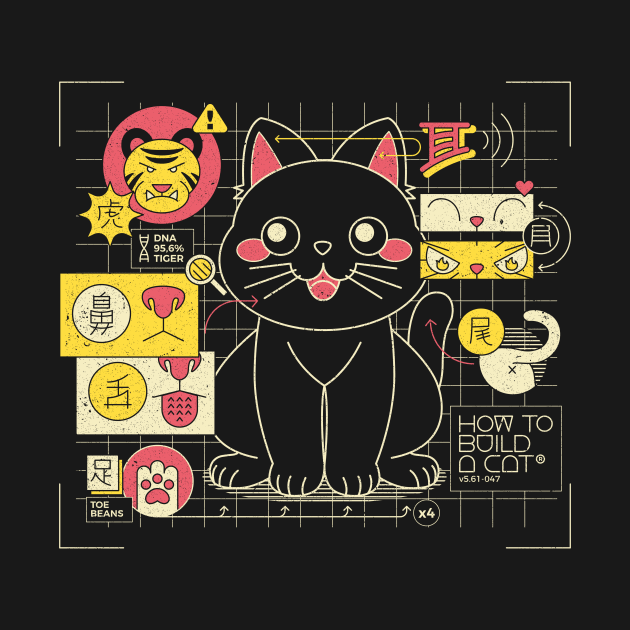 Japanese Cat Graph by Tobe Fonseca by Tobe_Fonseca