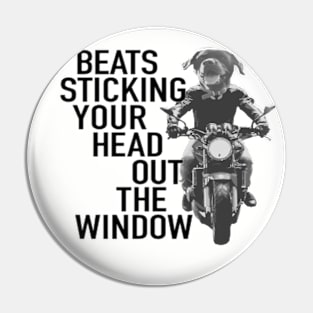 Beats sticking your head out the window! Pin