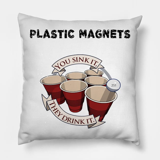 Plastic Magnets Pillow by Lewisgr16