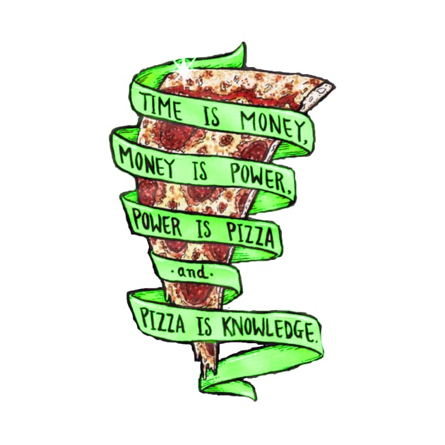 Trust in green pizza by cptpuggles