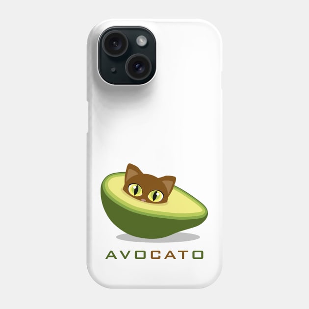 Avocato Phone Case by MaplewoodMerch