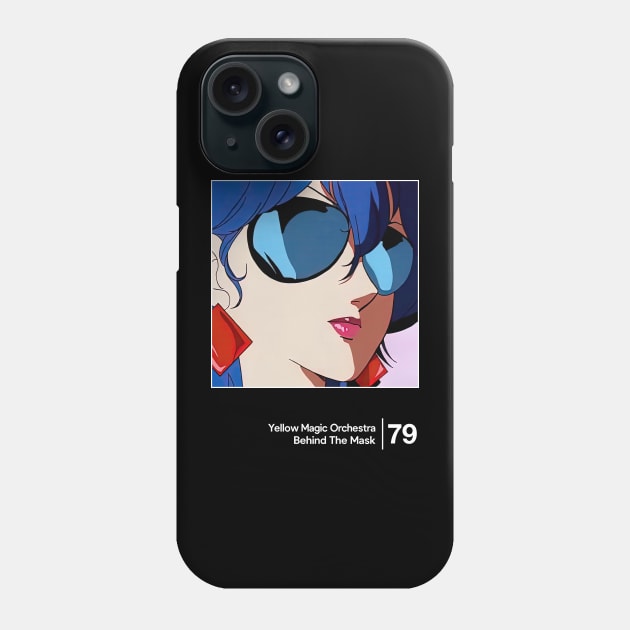 Behind The Mask / Minimalist Style Graphic Fan Artwork Phone Case by saudade