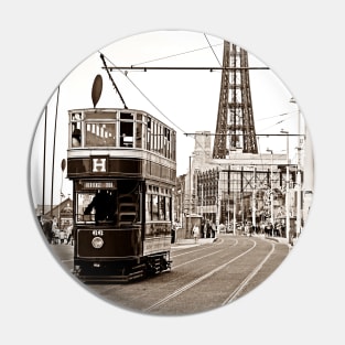 Heritage Tram Pin