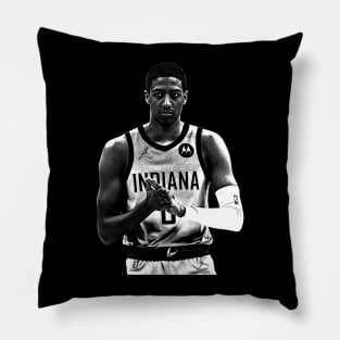 Tyrese Haliburton || Vintage Drawing 90s Pillow