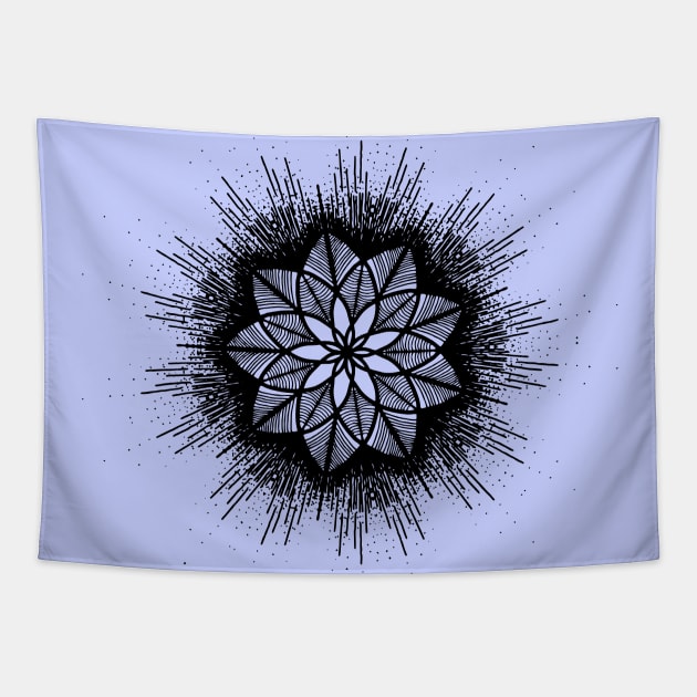 Beautiful Star Mandala Graphic Art GC-013 Tapestry by GraphicCharms