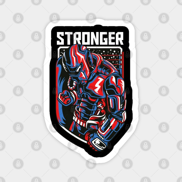 Stronger War Machine Robot Magnet by JDaneStore