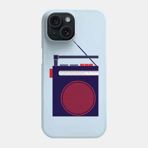 Funky Little Radio Phone Case by modernistdesign