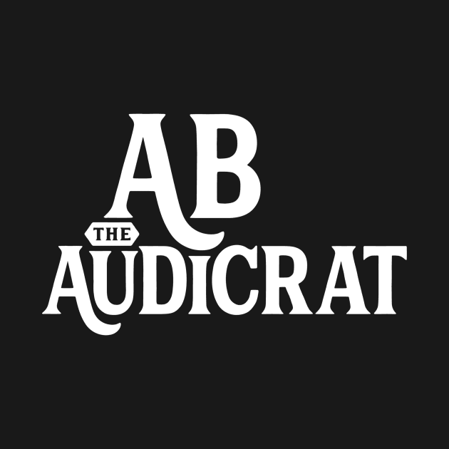 Ab Logo #1 (White) by Ab The Audicrat Music