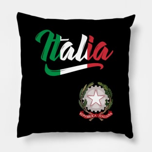 Italia Coat of Arms Italian Italy Italiano Pillow