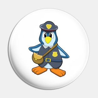 Penguin as Policewoman with Handbag Pin