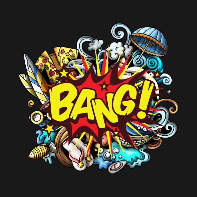 Bang with Explosion by Benny Merch Pearl