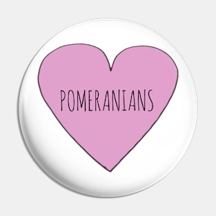 Pomeranians Love Pin