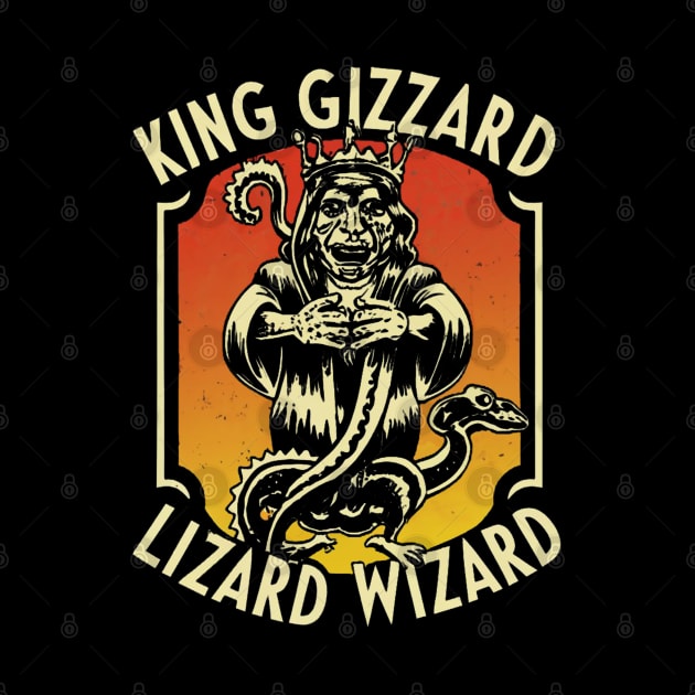 King Gizzard & the Lizard Wizard are an Australian rock band formed in 2010 in Melbourne, Victoria. The band's current lineup consists of Stu Mackenzie, Ambrose Kenny-Smith, Cook Craig, Joey Walker, Lucas Harwood, and Michael Cavanagh. by Aldrvnd