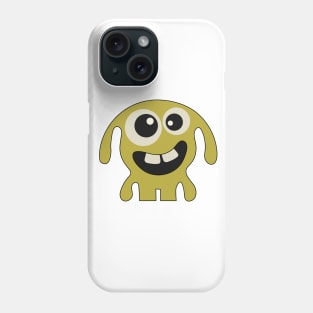 Funny cartoon colorful monster Phone Case