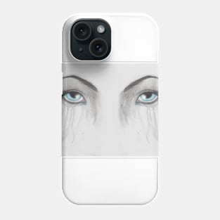 Blue Eyes Cry Phone Case