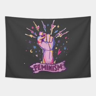 feminism sorority - feminist design hand Tapestry